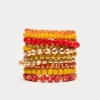 Frances Valentine Palm Springs Beaded Stacked Bracelet> Jewelry