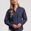 Frances Valentine Perfect Button Down Linen> Tops