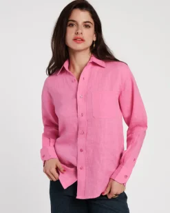 Frances Valentine Perfect Button Down Linen> Tops