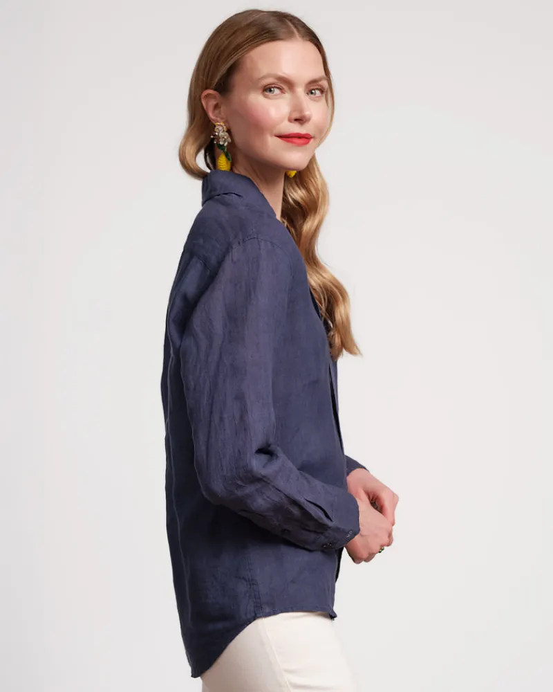 Frances Valentine Perfect Button Down Linen> Tops