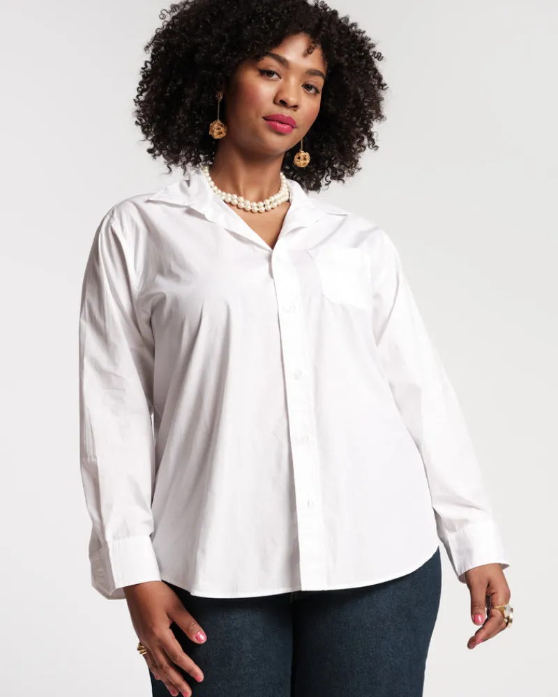 Frances Valentine Perfect Button Down Shirt> Tops