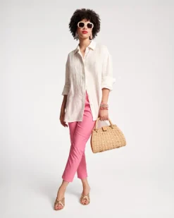 Frances Valentine Perfect Oversized Linen Button Down> Tops