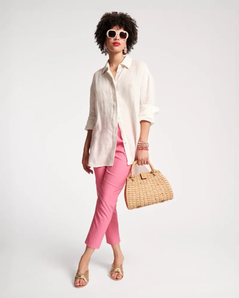 Frances Valentine Perfect Oversized Linen Button Down> Tops