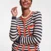 Frances Valentine Pierre Stripe Sweater> Sweaters | Tops