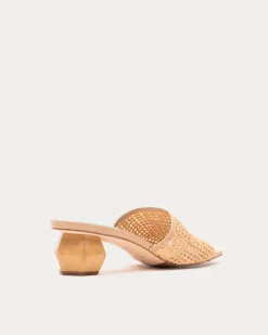 Frances Valentine Raffia Mesh Slide><noscript><img width=