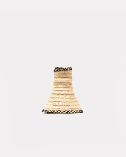 Frances Valentine Rollable Raffia Visor><noscript><img width=