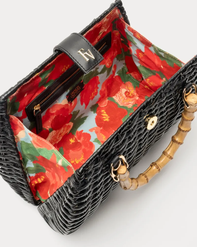 Frances Valentine Rooster Wicker Bag> Basket Bags