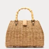 Frances Valentine Rooster Wicker Basket> Basket Bags