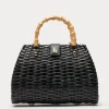 Frances Valentine Rooster Wicker Basket> Basket Bags