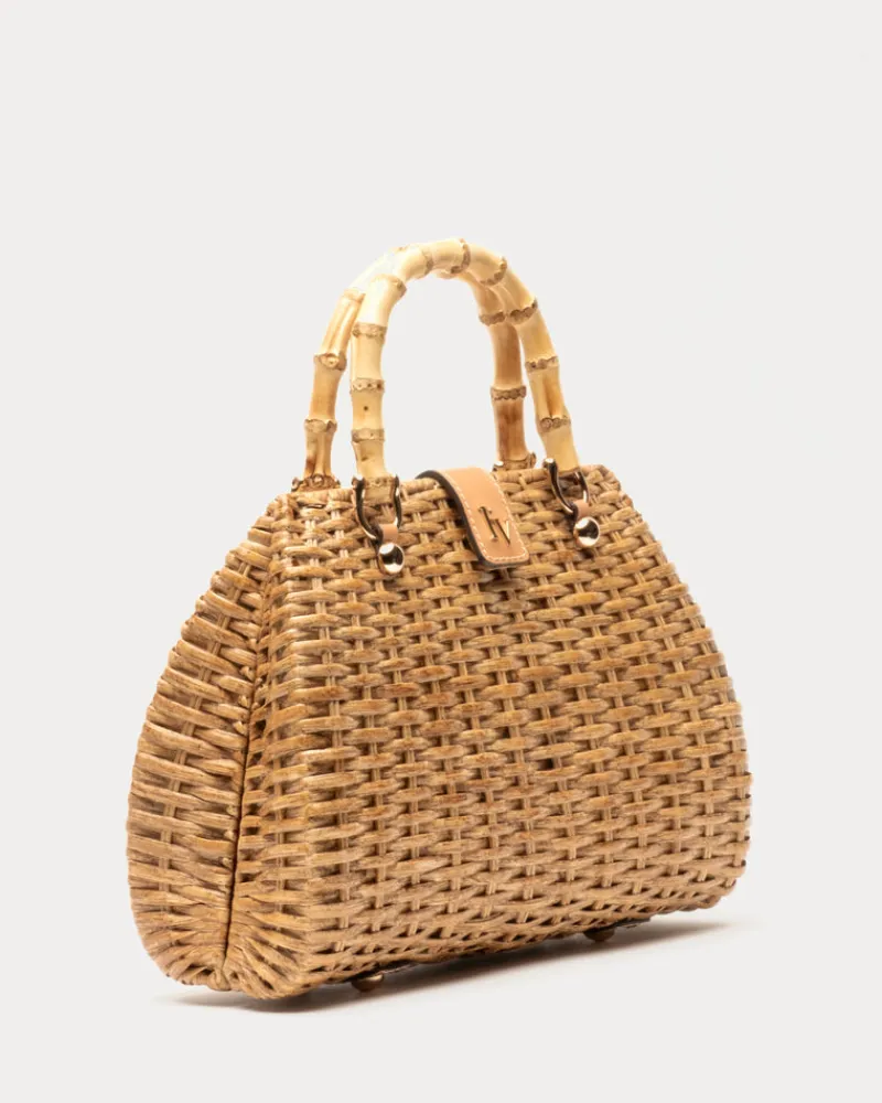 Frances Valentine Rooster Wicker Basket> Basket Bags