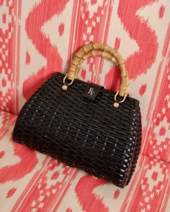 Frances Valentine Rooster Wicker Basket><noscript><img width=