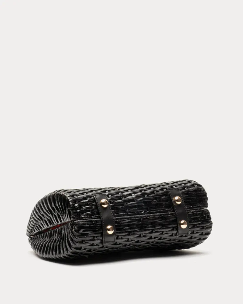 Frances Valentine Rooster Wicker Basket> Basket Bags