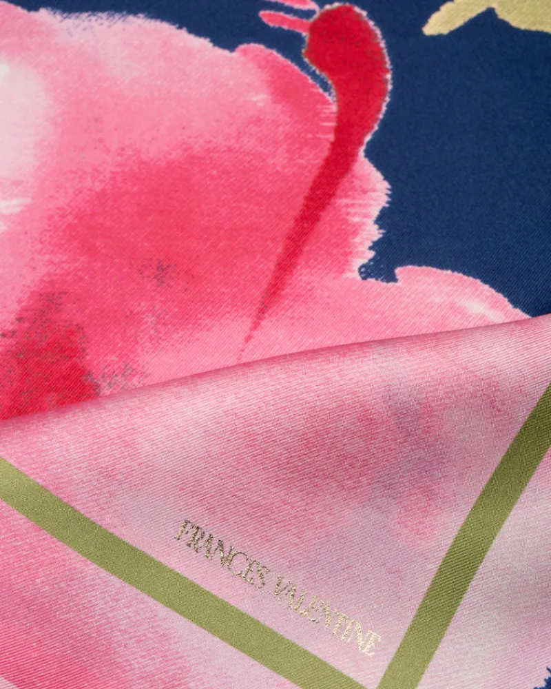 Frances Valentine Silk Scarf 27"> Hats & Scarves
