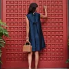 Frances Valentine Sleeveless Diplomat Mini Dress> Dresses