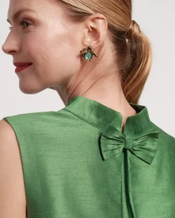 Frances Valentine Sleeveless Diplomat Mini Dress Green><noscript><img width=