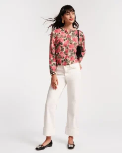 Frances Valentine Smarty Cuffed Jeans><noscript><img width=