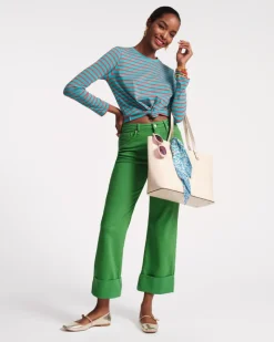 Frances Valentine Smarty Cuffed Jeans><noscript><img width=