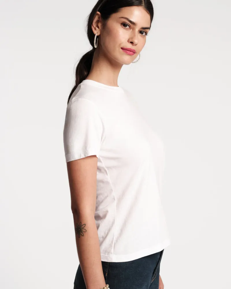 Frances Valentine Super Pima Crewneck Tee Shirt> Tops