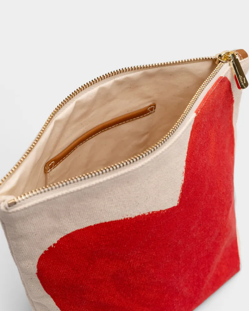 Frances Valentine Tall Heart Cosmetic Bag> Cosmetic Bags