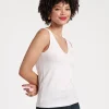 Frances Valentine V Neck Pima Tank> Tops