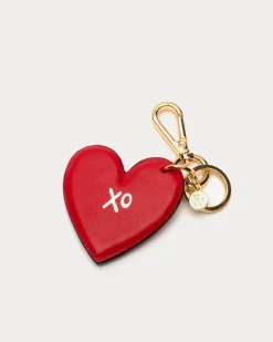 Frances Valentine XO Heart Keychain> Small Leather Goods | Small Leather Goods
