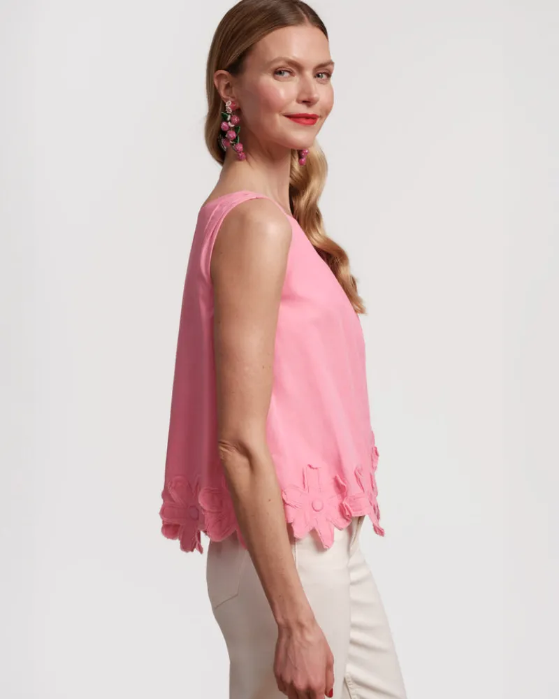 Frances Valentine Zennia Flower Tank> Tops