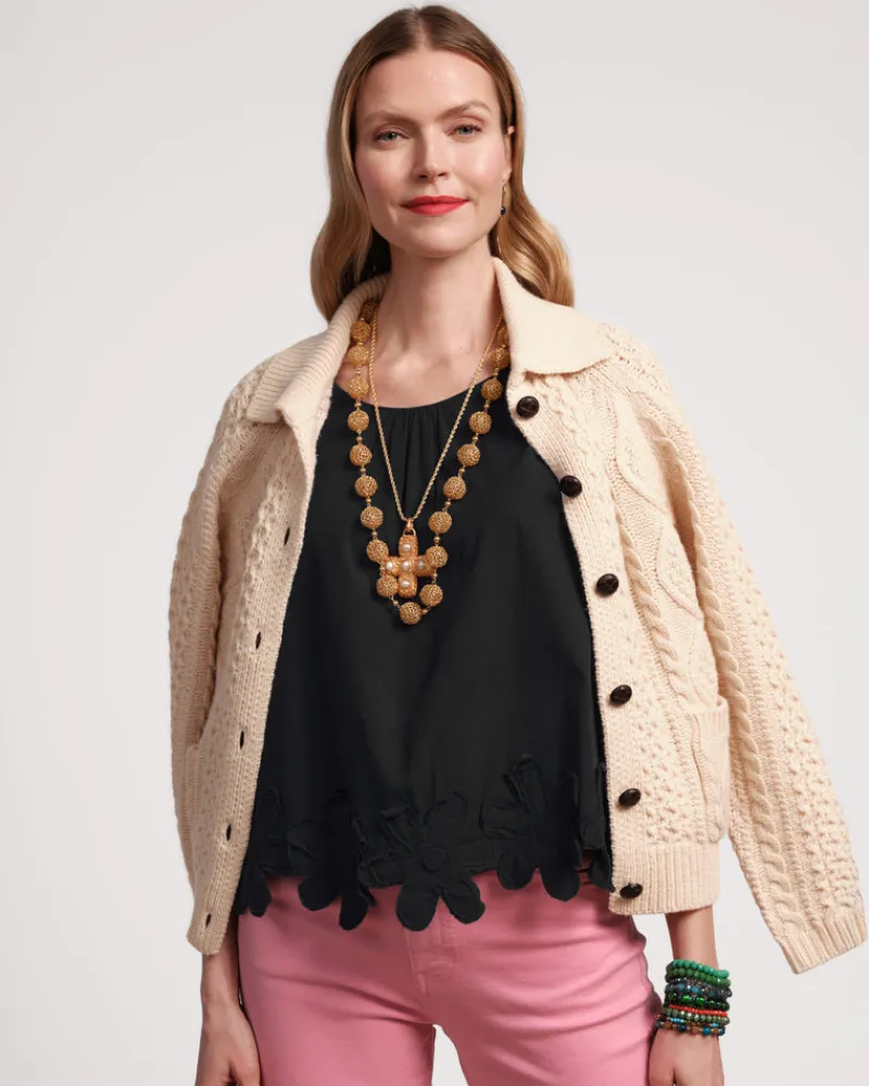 Frances Valentine Zennia Flower Tank> Tops